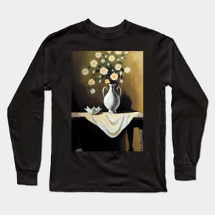 Fancy Flowers Vase Long Sleeve T-Shirt